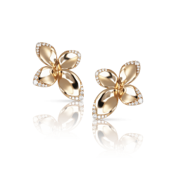Pasquale Bruni Giardini Segreti Small Flower Rose Gold Earrings Pasquale Bruni Giardini Segreti Small Flower Rose Gold Earrings