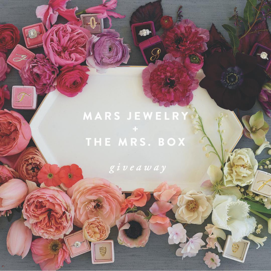 MARS BRIDAL – GET YOUR MRS. BOX VELVET JEWELRY BOX