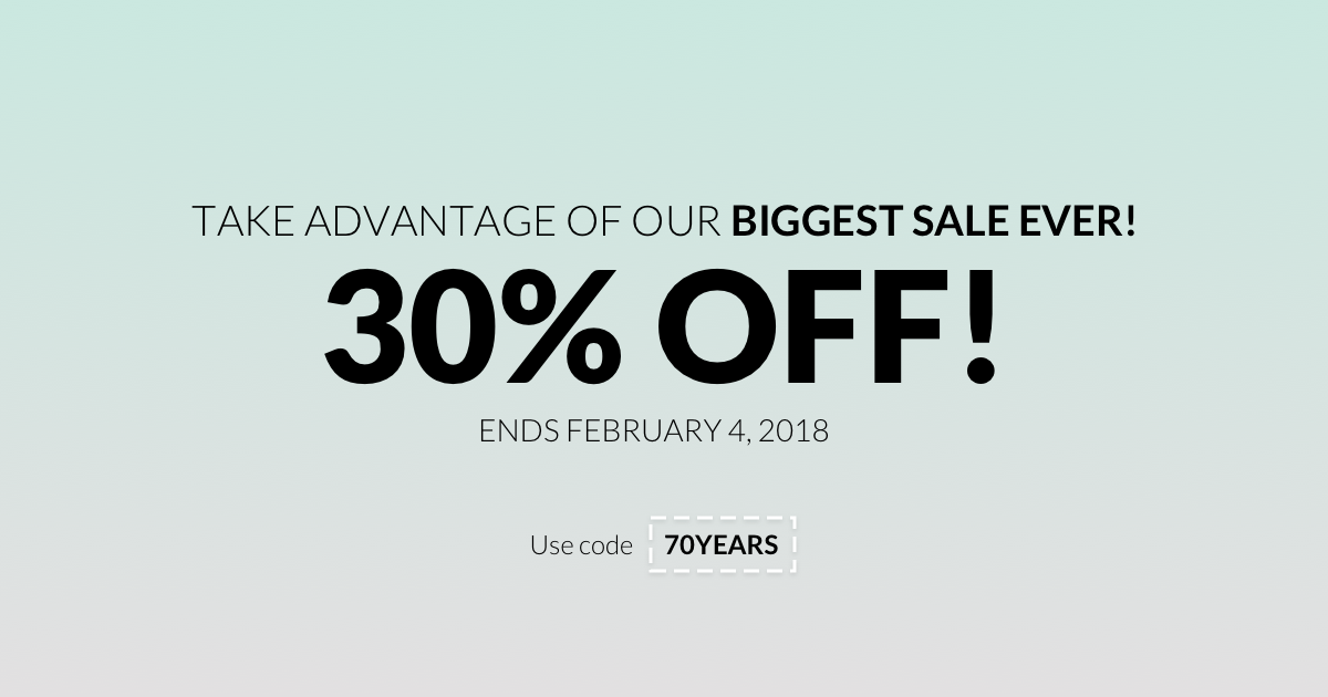 ANNIVERSARY SALE @ KIRKS!