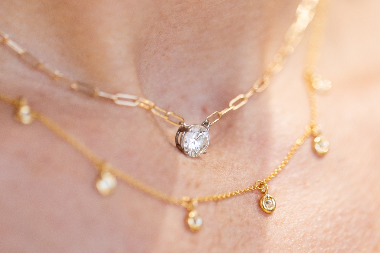 diamond chain necklace