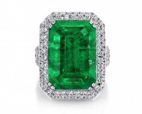 emerald fashion rings