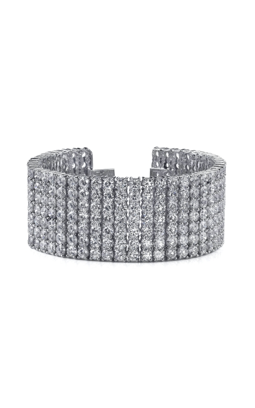 A luxurious diamond cuff bracelet.