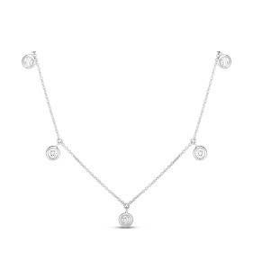 Station diamond necklace