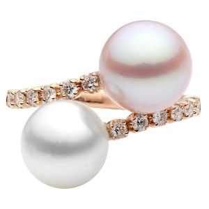 A pearl wrap-around fashion ring from Kirk Couture.
