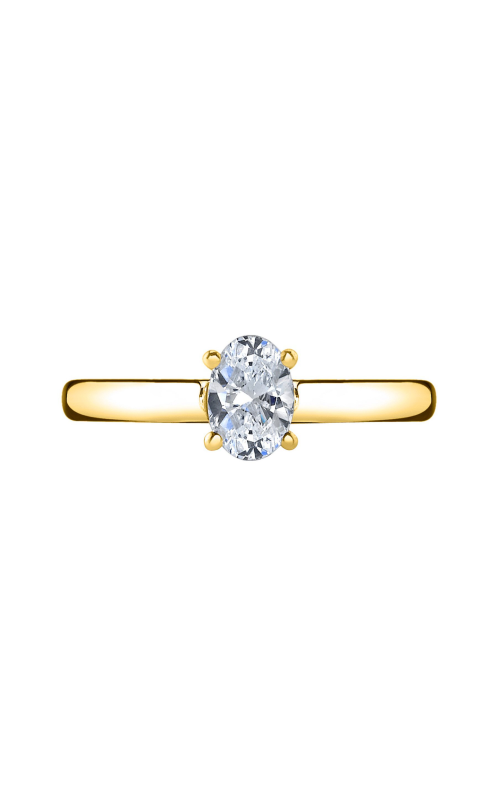 Kirk Bridal Oval Solitaire Engagement Ring 1015