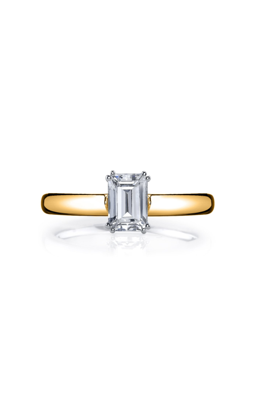 Emerald Solitaire Engagement Ring 1020