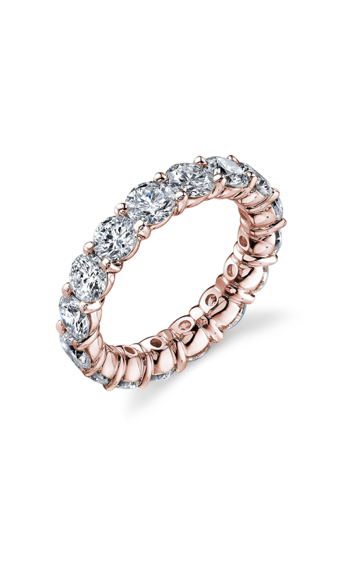 Kirk Bridal Round Buttercup Eternity Wedding Band F022 18K ROSE