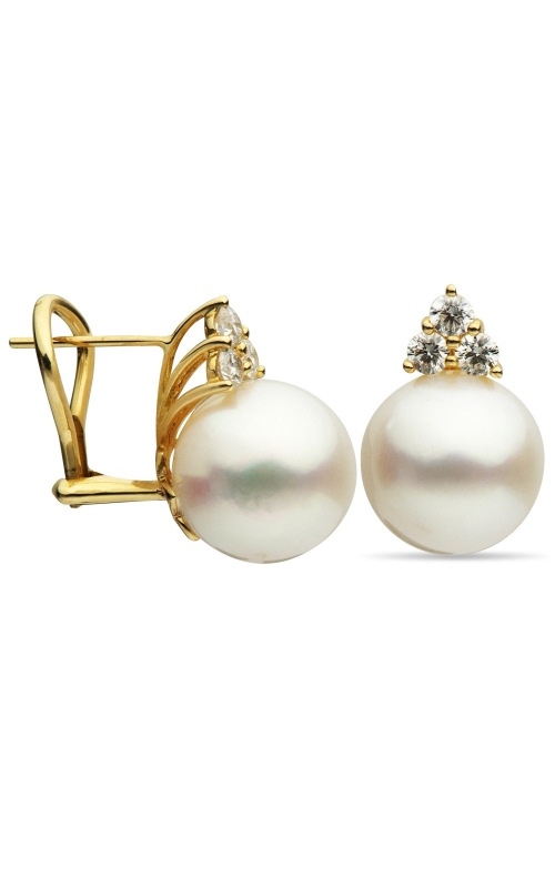 Kirk Couture Pearl And Diamond Earrings E012228Y