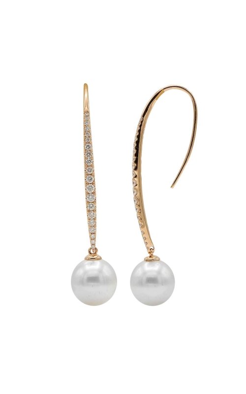 Kirk Couture Pearl And Diamond Earrings E012482R