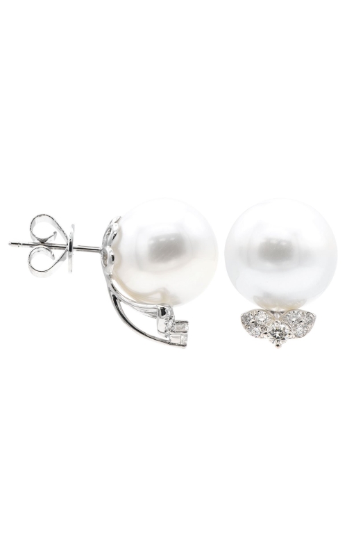 Kirk Couture Pearl And Diamond Earrings E012572
