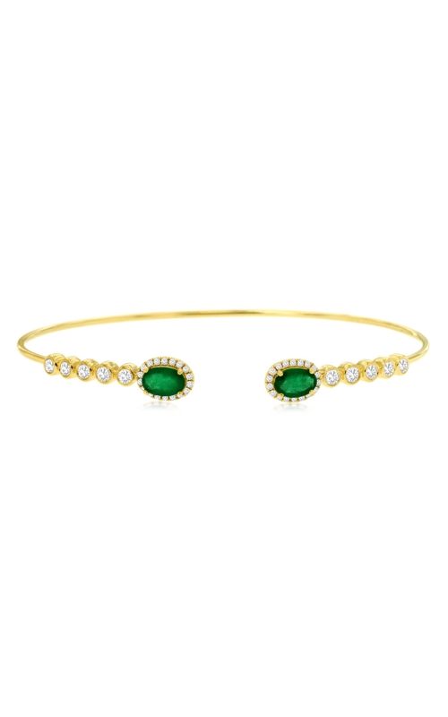 KirkSIGNATURE Emerald and Diamond Bangle