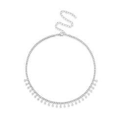 KirkSIGNATURE 18k White Gold Necklace with Diamonds