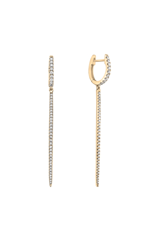 KirkSIGNATURE Diamond Drop Earring in Yellow Gold
