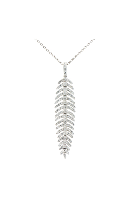 KirkSIGNATURE Diamond Feather Necklace