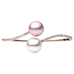 KirkSIGNATURE Pearl Bracelet with Diamonds