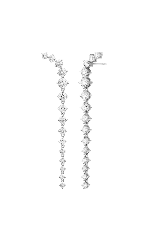 Aria Dagger Earring in White Gold