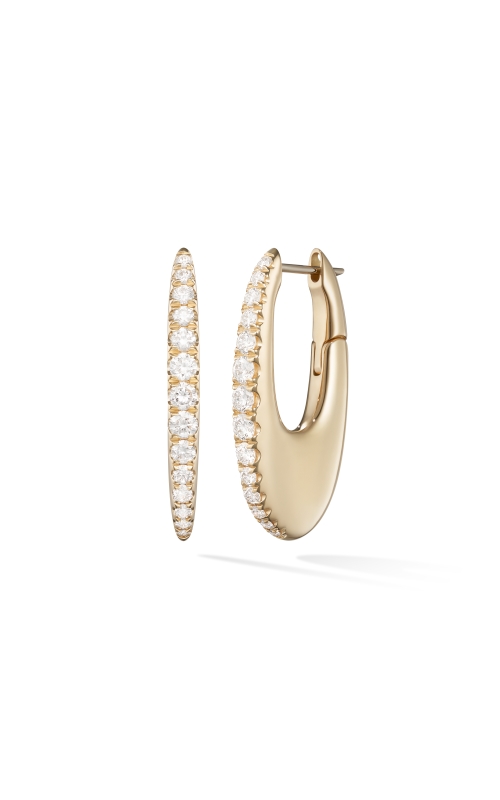 Lulu Hoop Medium Earrings in Yellow Gold