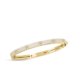 Roberto Coin Love in Verona Bracelet in 18k Yellow Gold with Diamonds