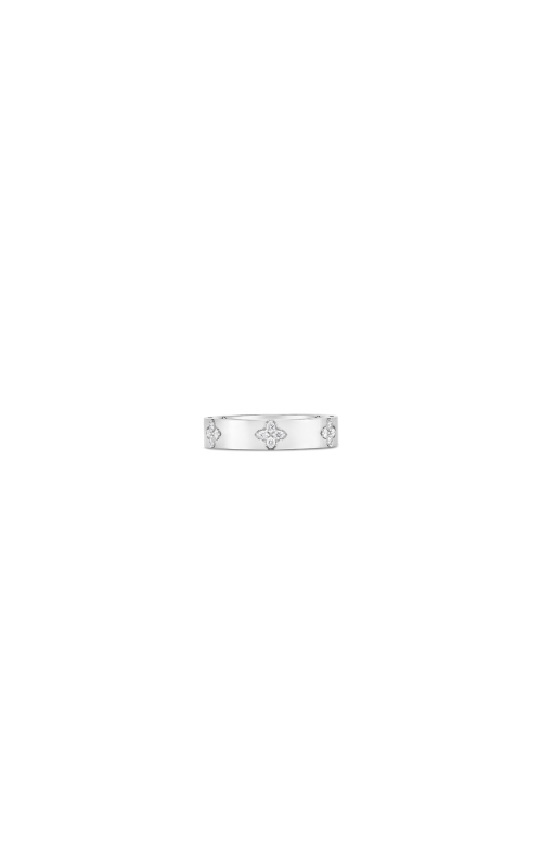 Roberto Coin 18k White Gold Love In Verona Narrow Diamond Accent Ring