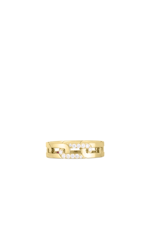 Roberto Coin 18k Yellow Gold Navarra Diamond Accent Slim Ring