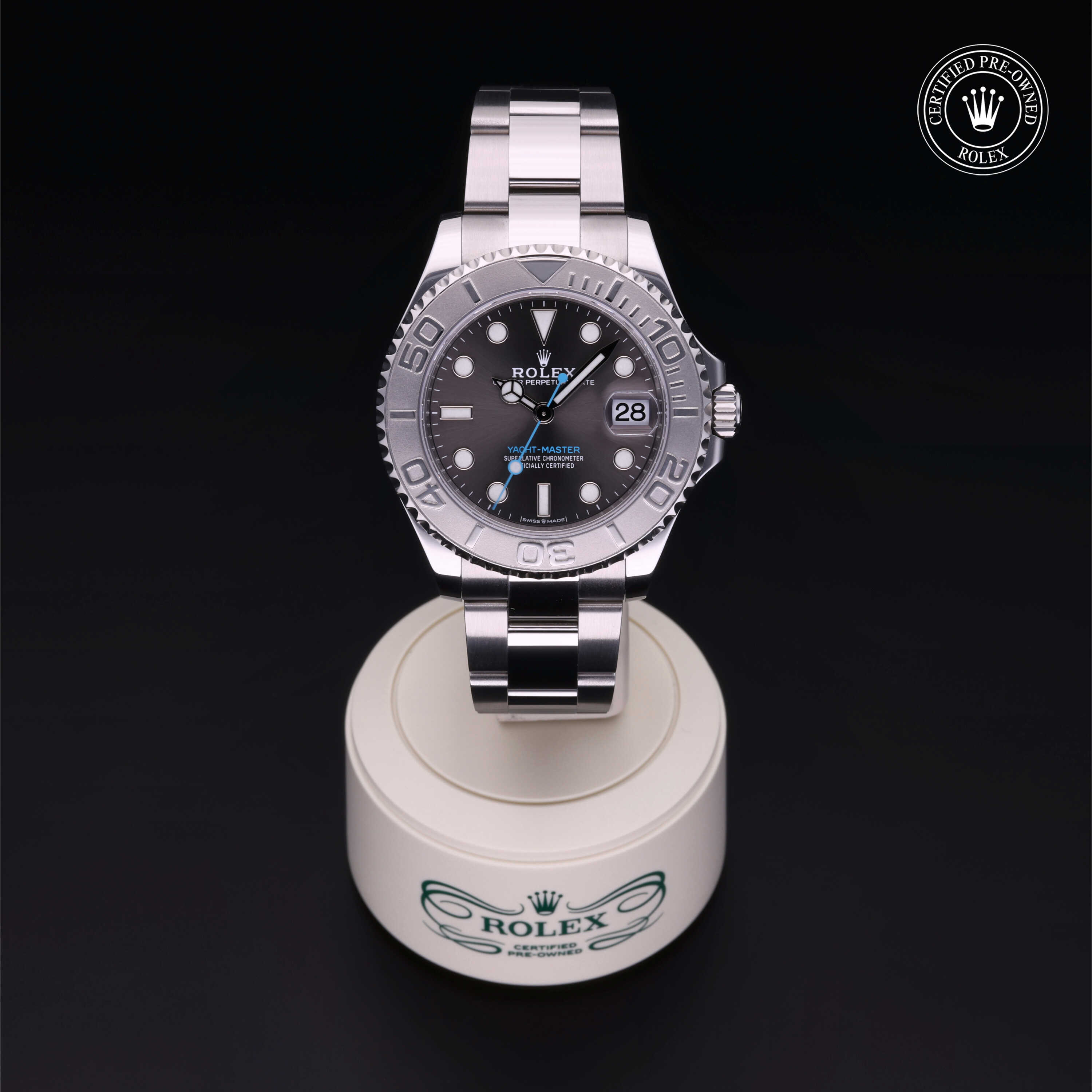 Rolex Yacht-Master in Rolesium Platinum M268622-0002 at Kirk Jewelers