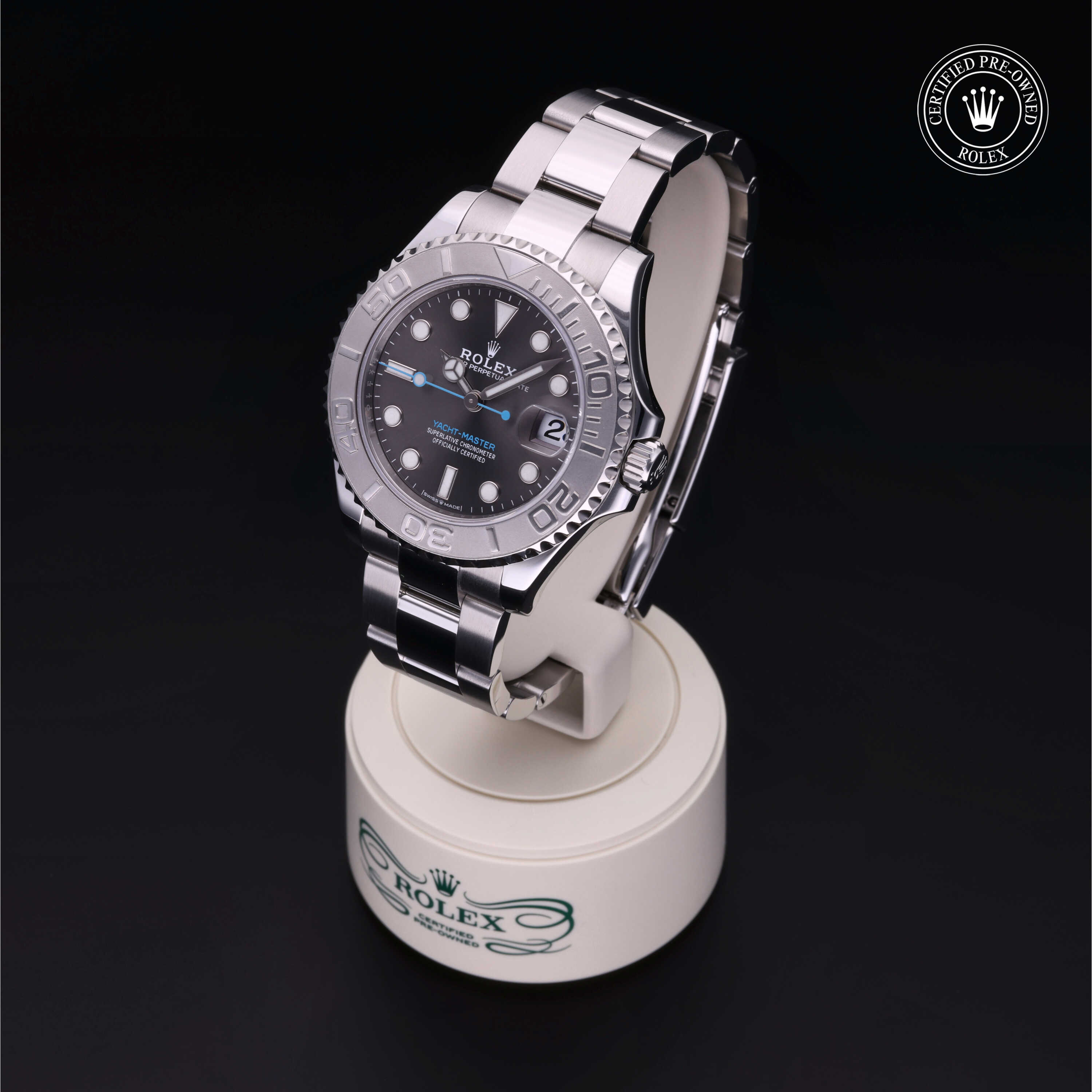 Rolex Yacht-Master in Rolesium Platinum M268622-0002 at Kirk Jewelers