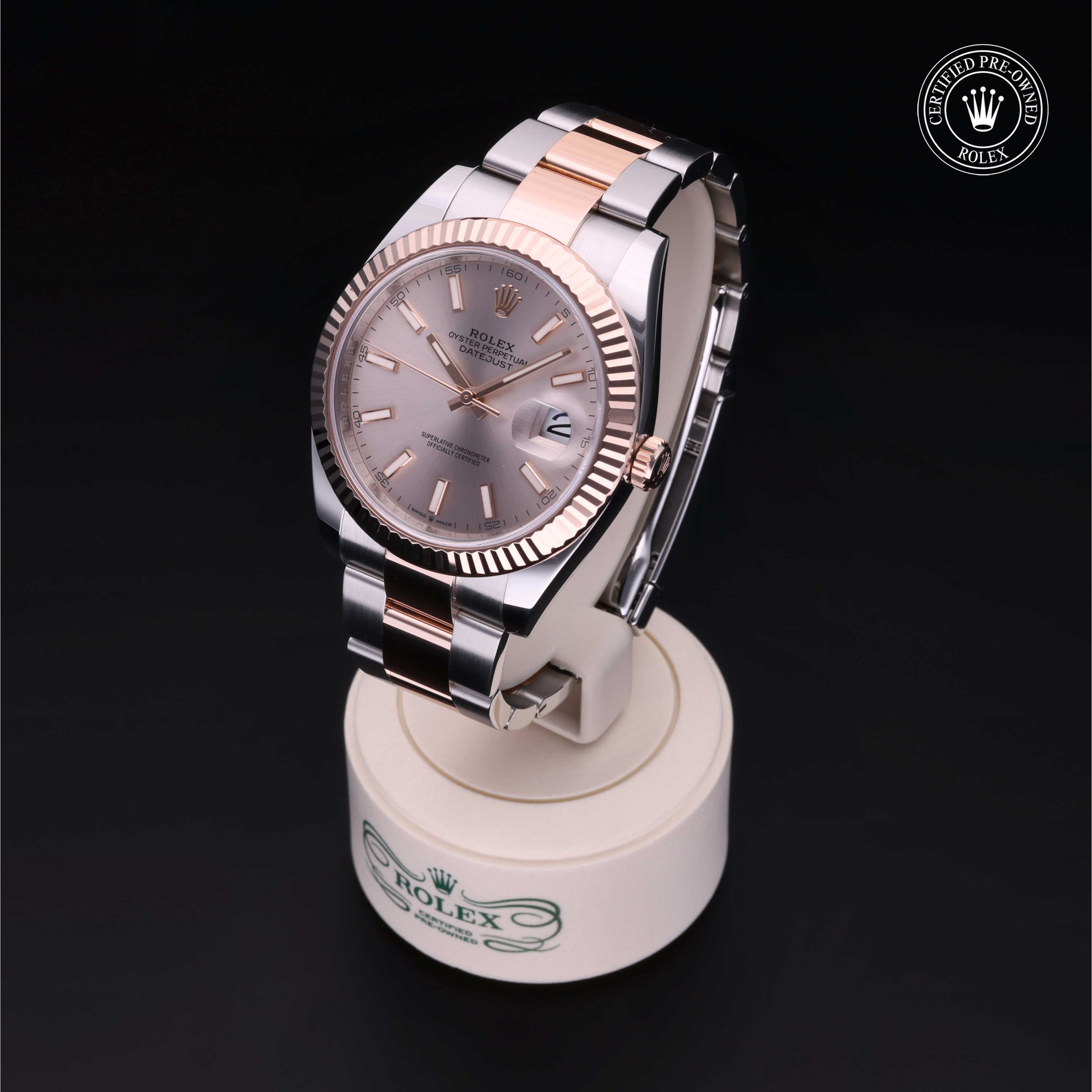 Rolex Datejust in Rolesor 18 Carat Red M126331-0009 at Kirk Jewelers