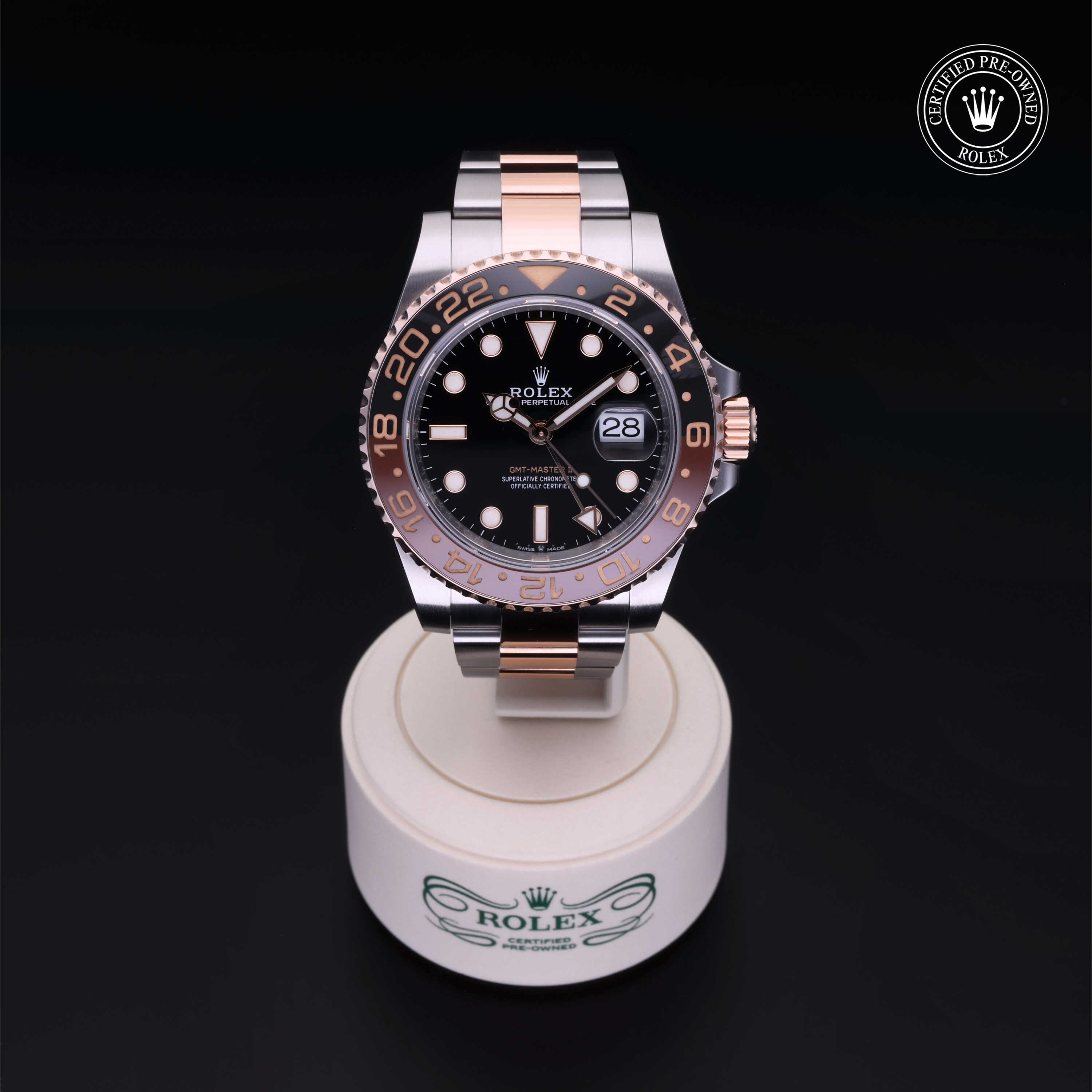 Rolex GMT-Master II in Rolesor 18 Carat Red M126711CHNR-0002 at Kirk Jewelers