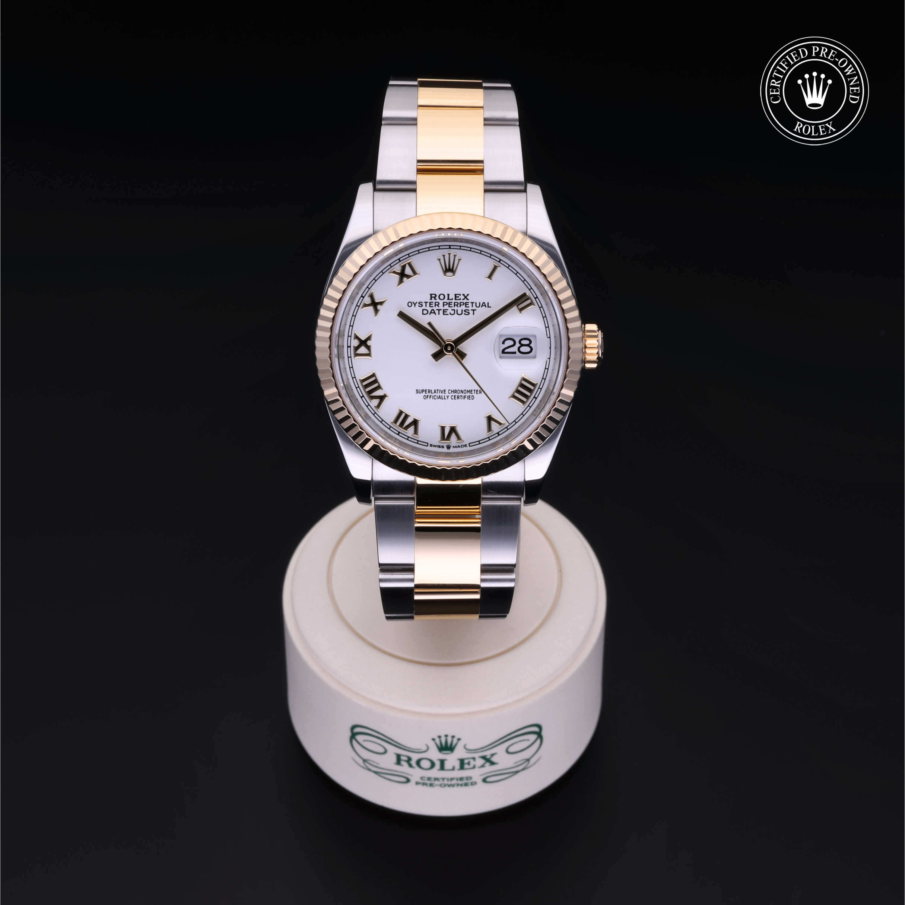 Rolex Datejust in Rolesor 18 Carat Yellow M126233-0030 at Kirk Jewelers