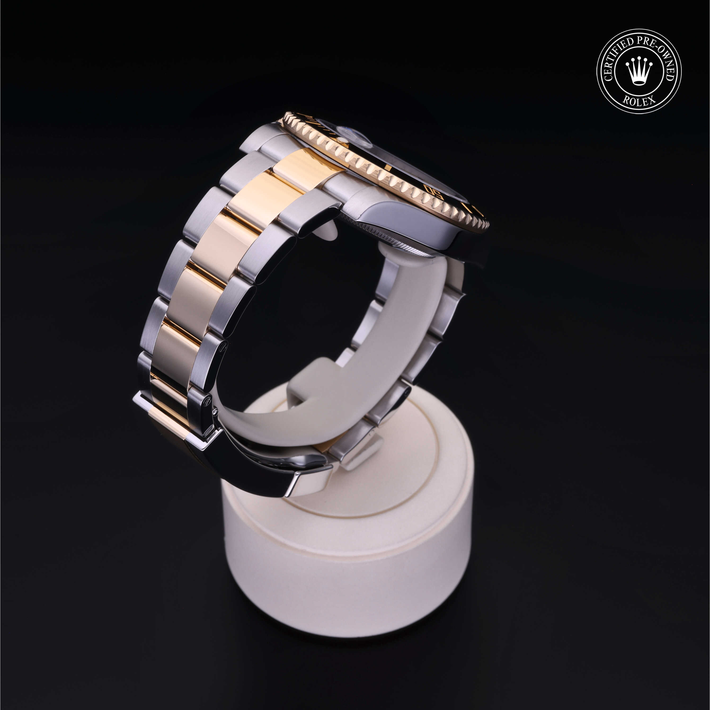 Rolex Submariner in Rolesor 18 Carat Yellow M116613LN-0001 at Kirk Jewelers