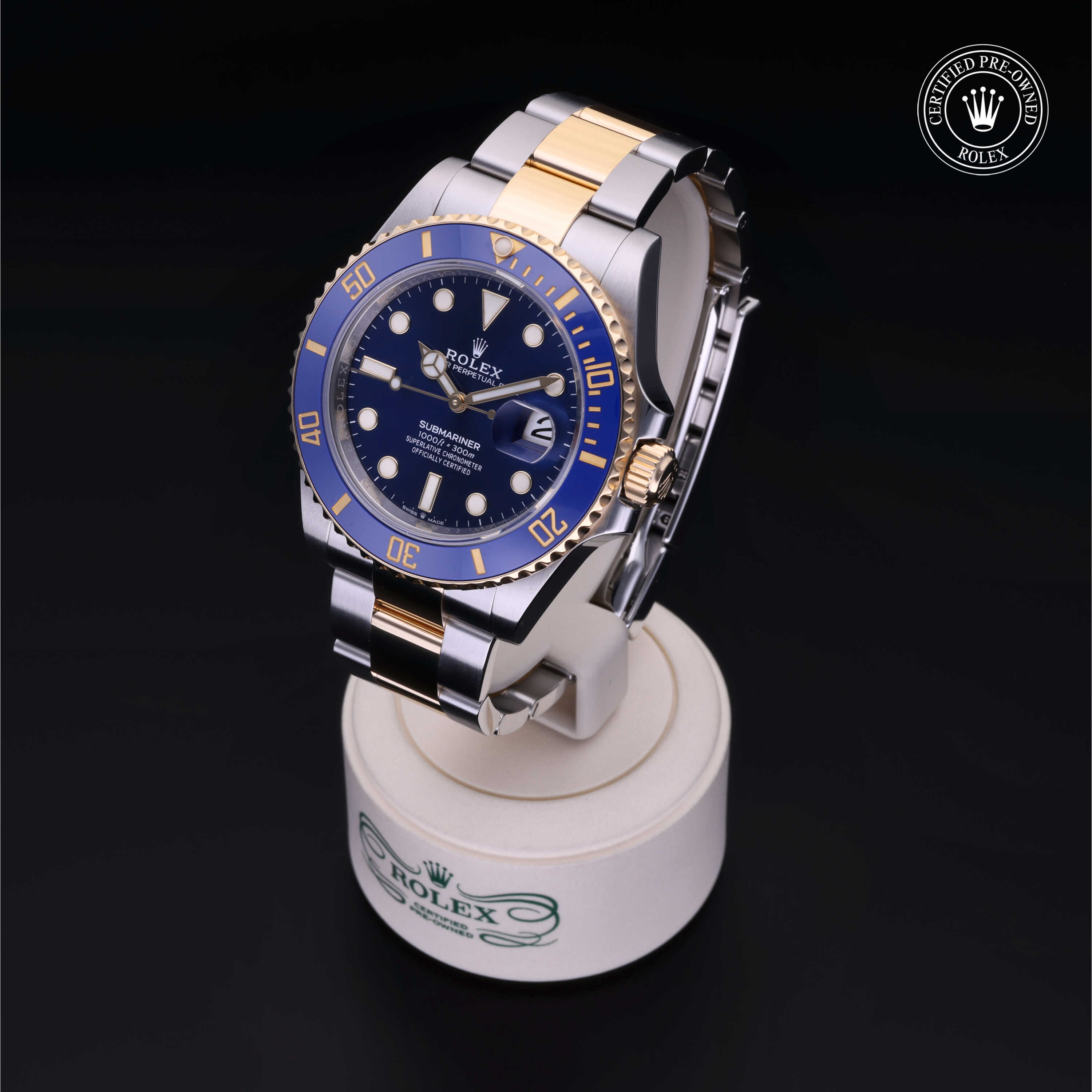 Rolex Submariner in Rolesor 18 Carat Yellow M126613LB-0002 at Kirk Jewelers