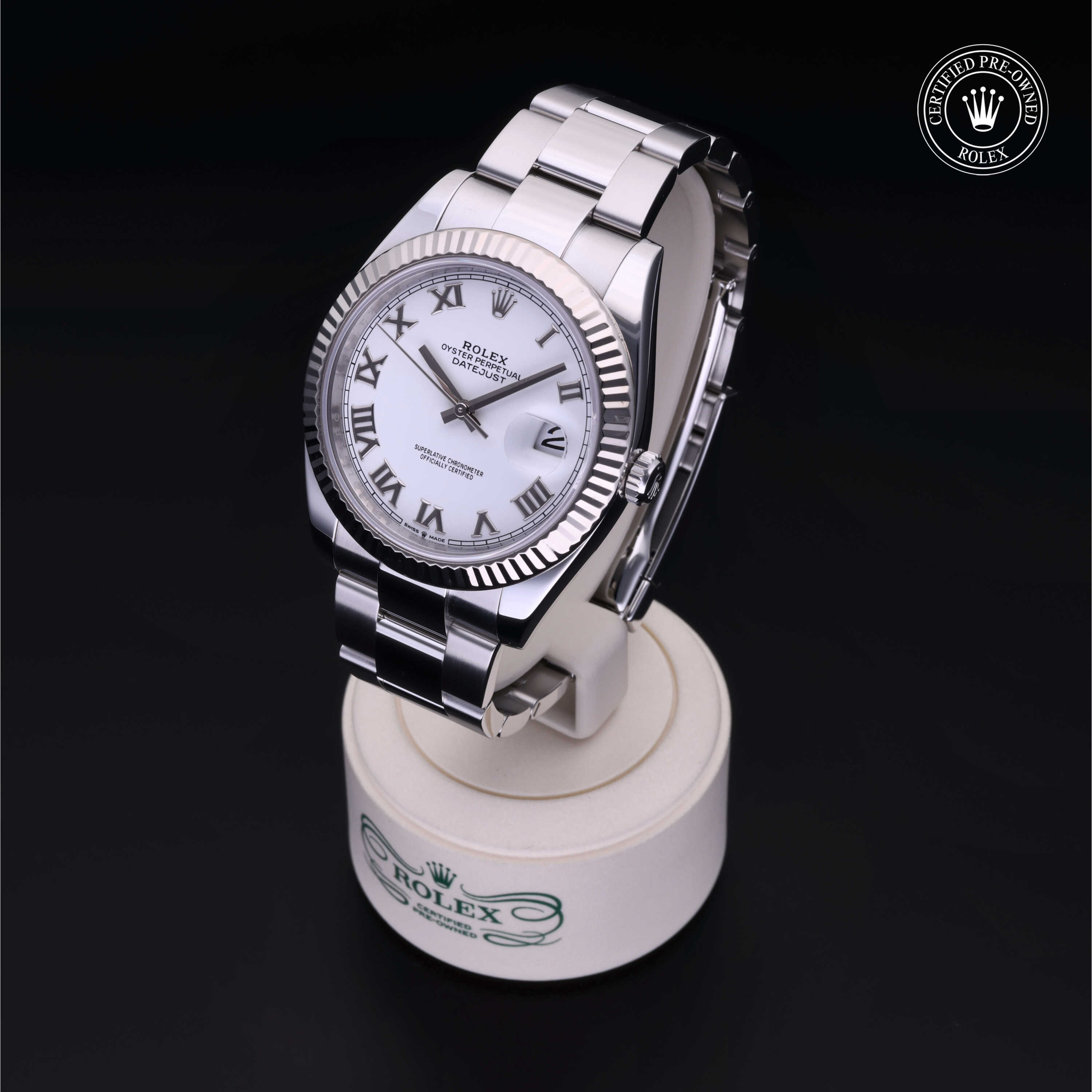 Rolex Datejust in Rolesor 18 Carat White M126334-0023 at Kirk Jewelers