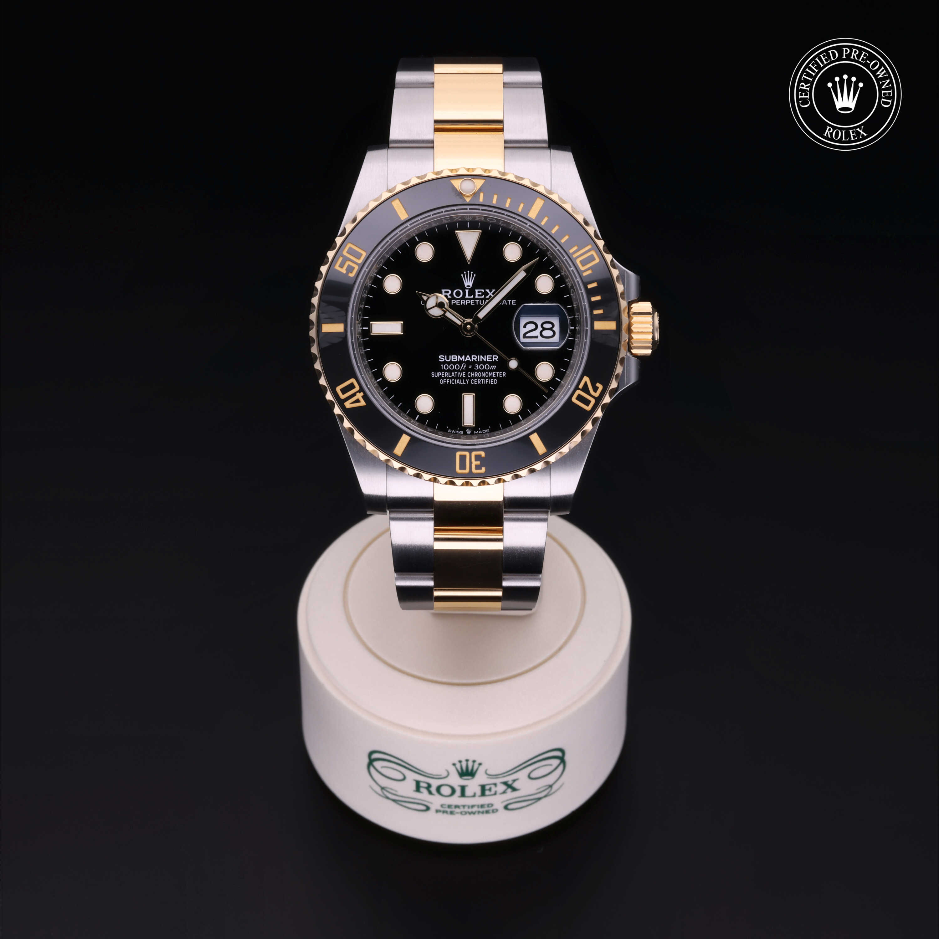 Rolex Submariner in Rolesor 18 Carat Yellow M126613LN-0002 at Kirk Jewelers