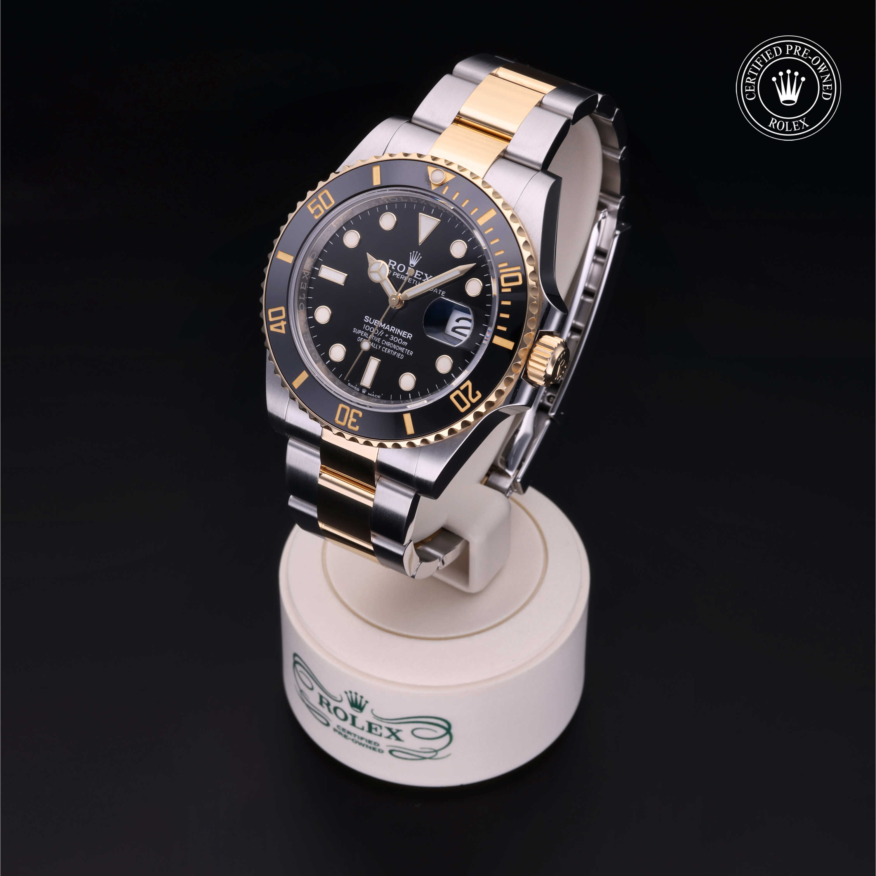Rolex Submariner in Rolesor 18 Carat Yellow M126613LN-0002 at Kirk Jewelers