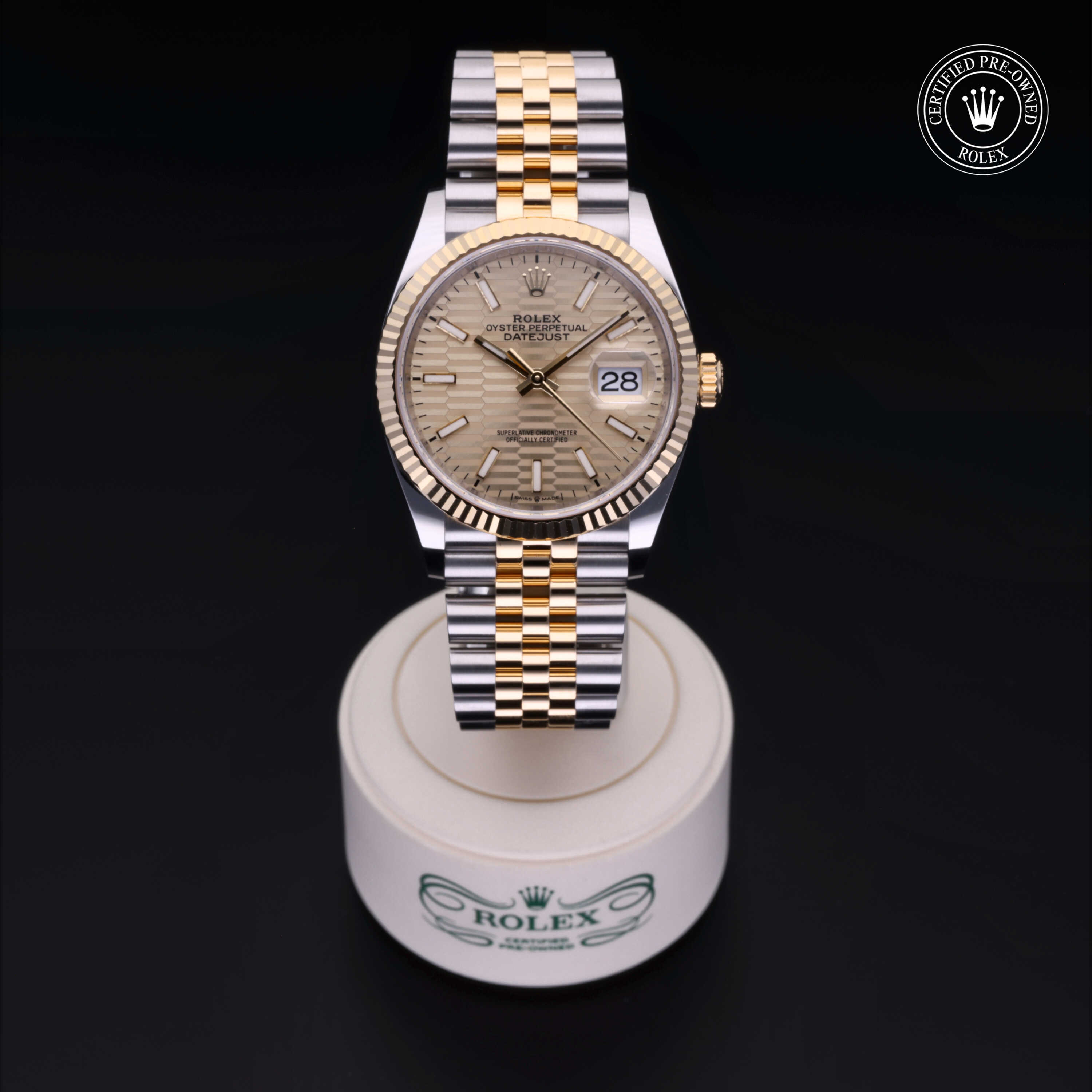 Rolex Datejust in Rolesor 18 Carat Yellow M126233-0039 at Kirk Jewelers