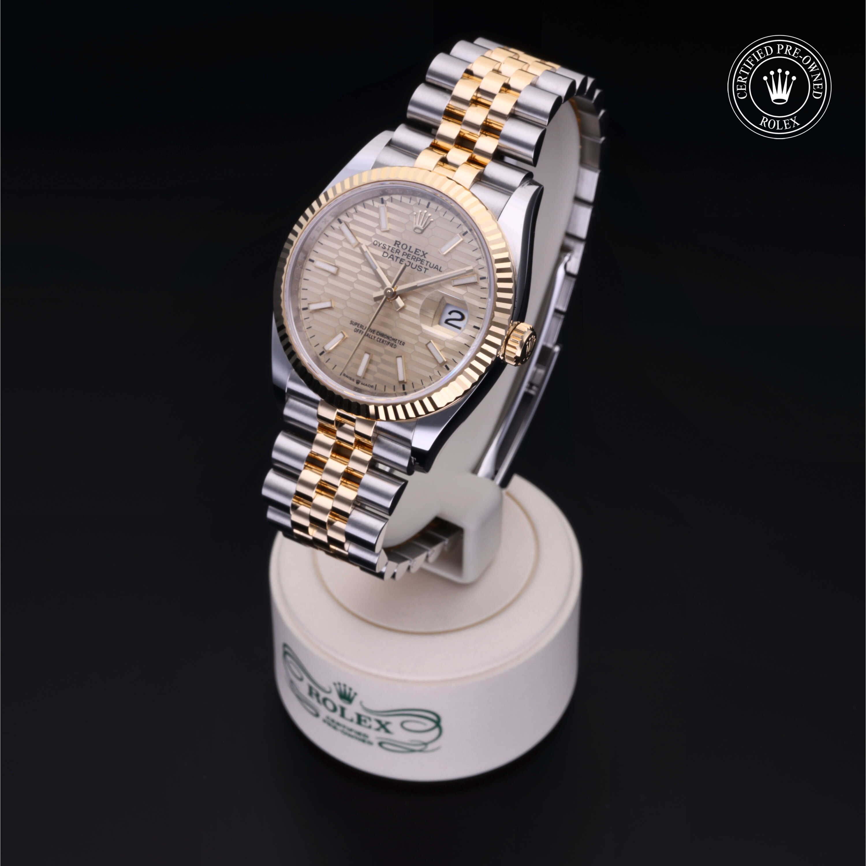 Rolex Datejust in Rolesor 18 Carat Yellow M126233-0039 at Kirk Jewelers