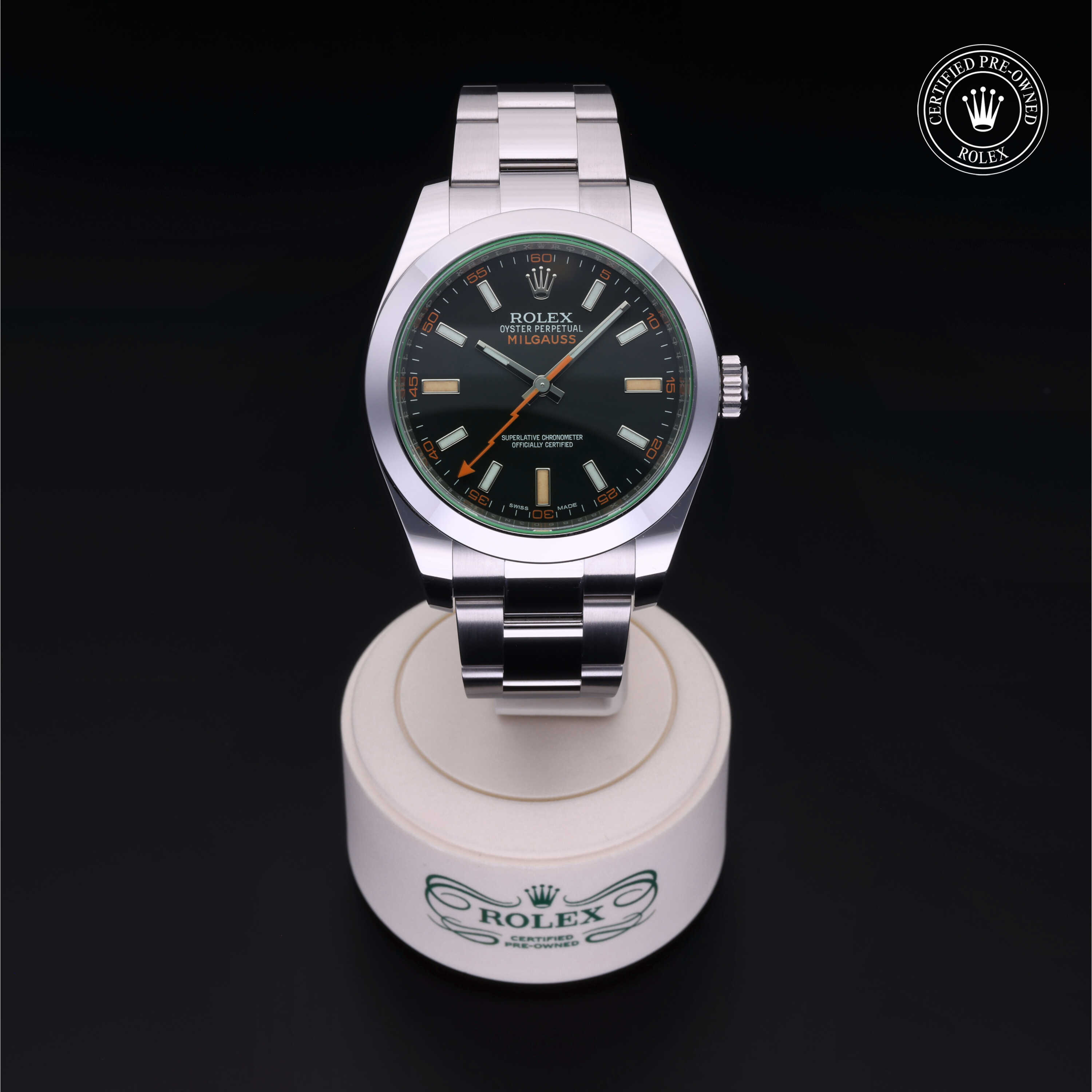 Rolex Milgauss in Steel M116400GV-0001 at Kirk Jewelers