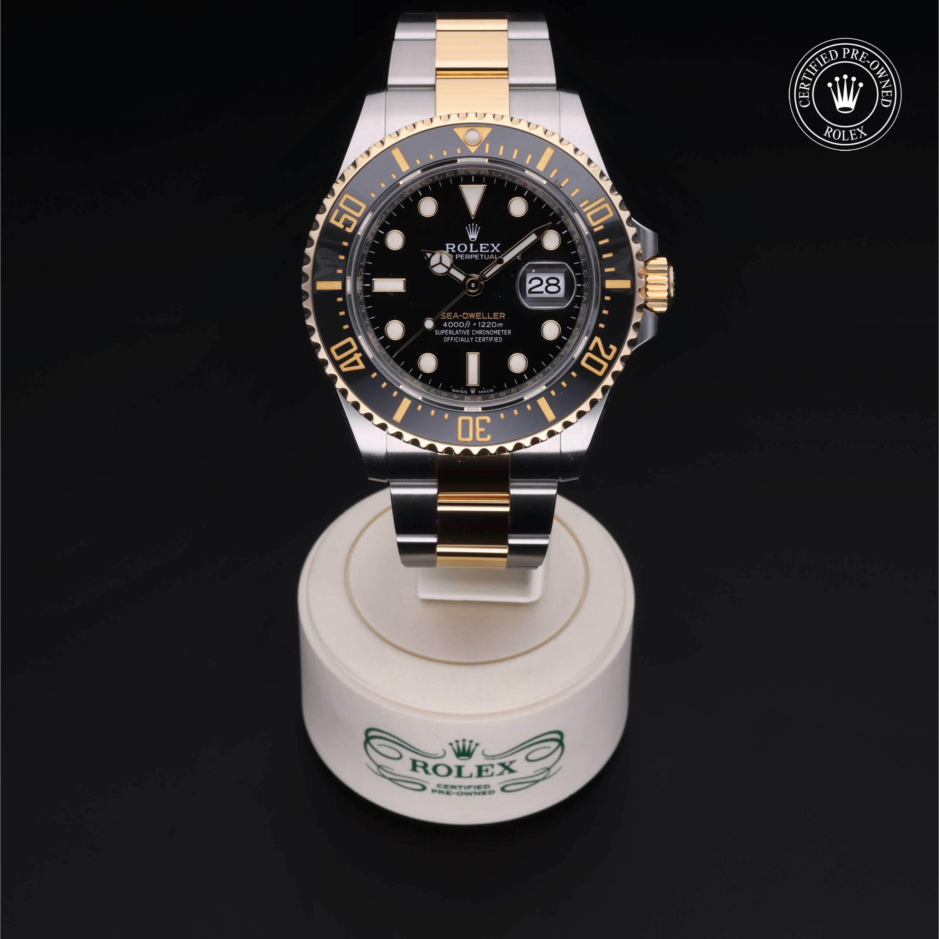 Rolex Sea-Dweller in Rolesor 18 Carat Yellow M126603-0001 at Kirk Jewelers