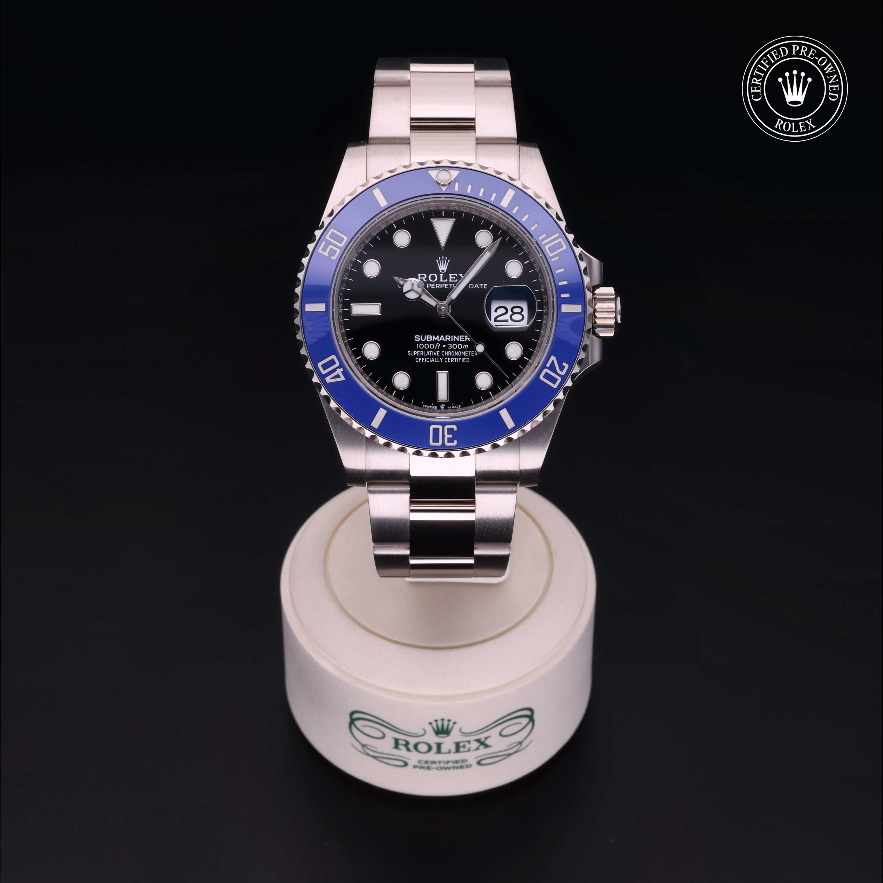 Rolex Submariner in Gold 18 Carat White M126619LB-0003 at Kirk Jewelers