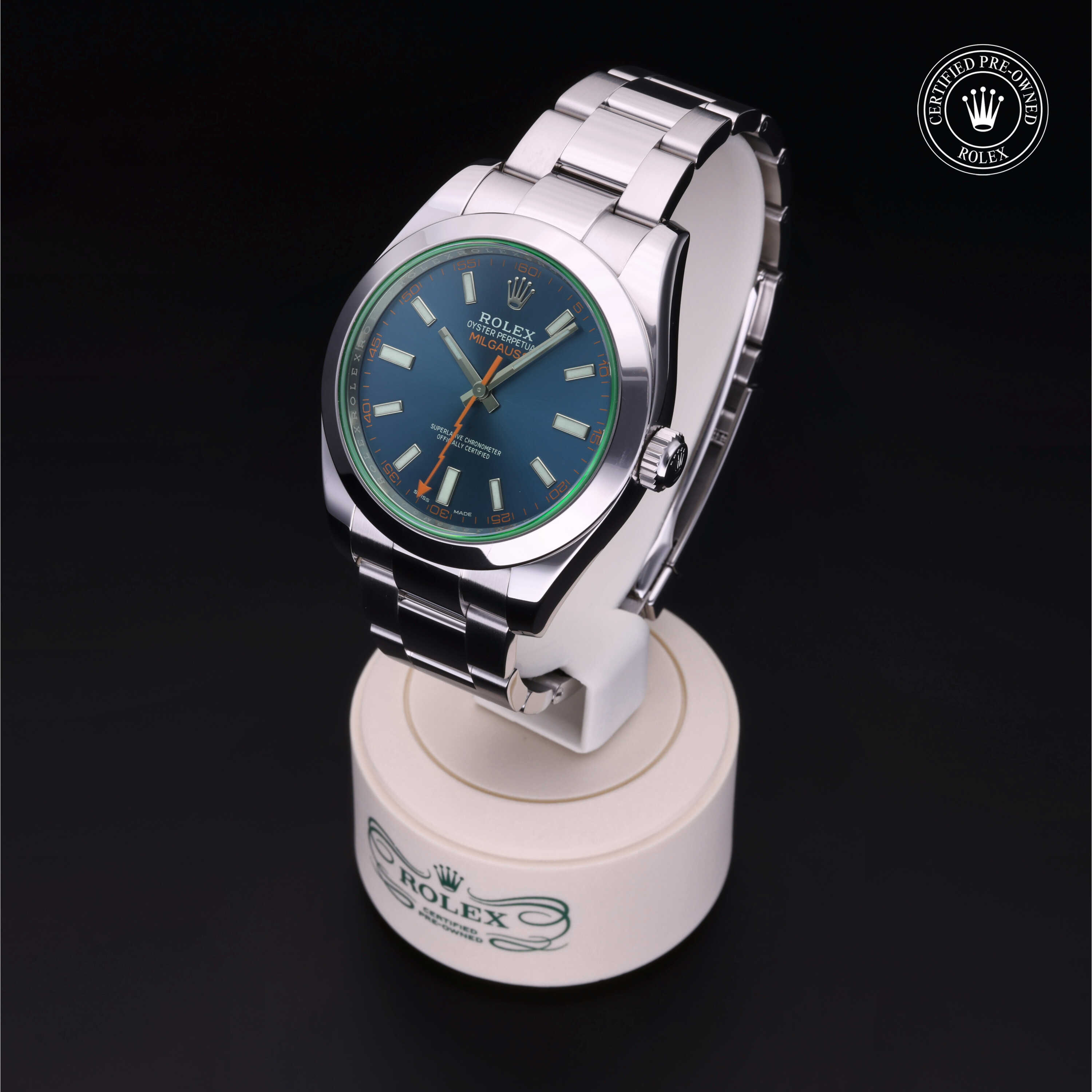 Rolex Milgauss in Steel M116400GV-0002 at Kirk Jewelers