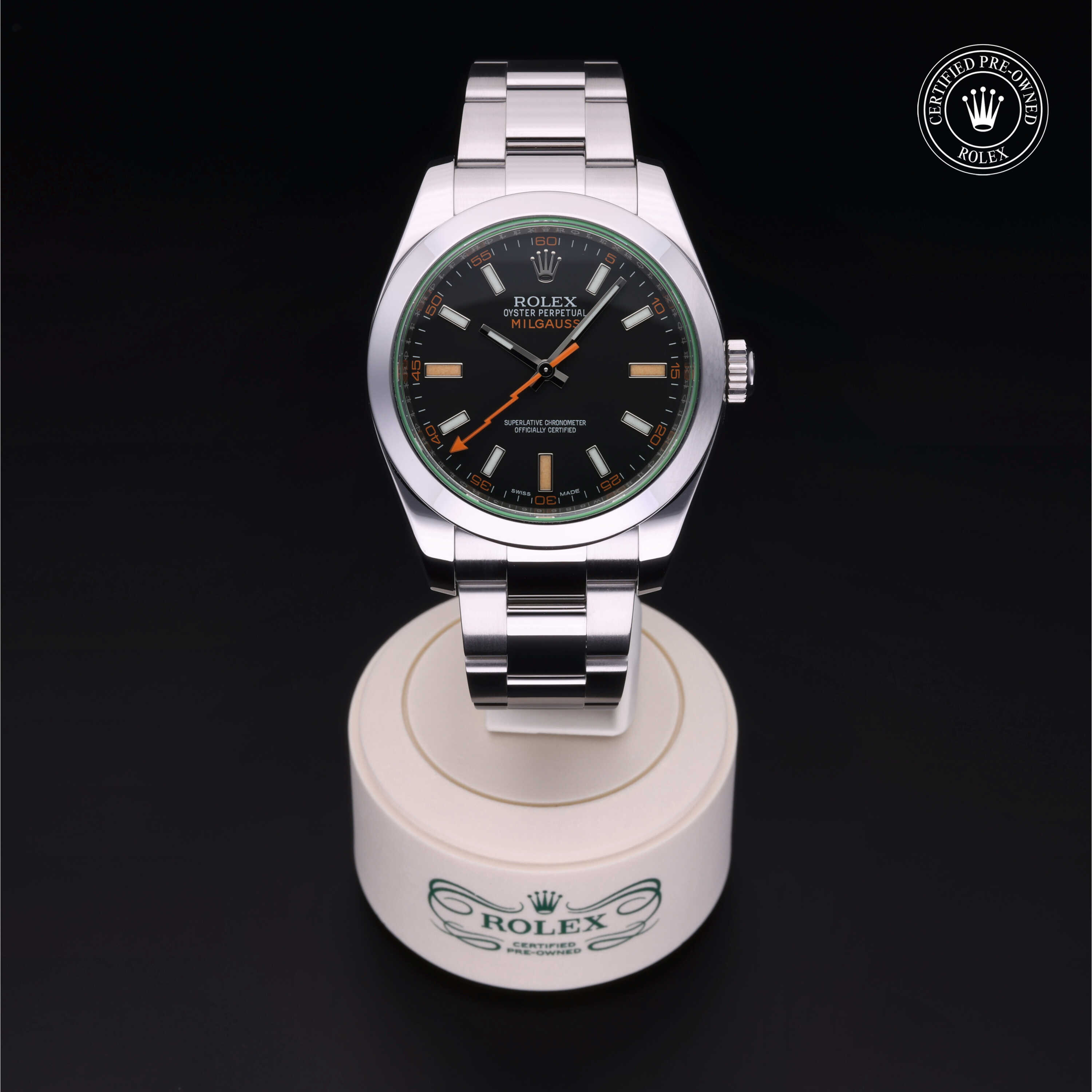 Rolex Milgauss in Steel M116400GV-0001 at Kirk Jewelers
