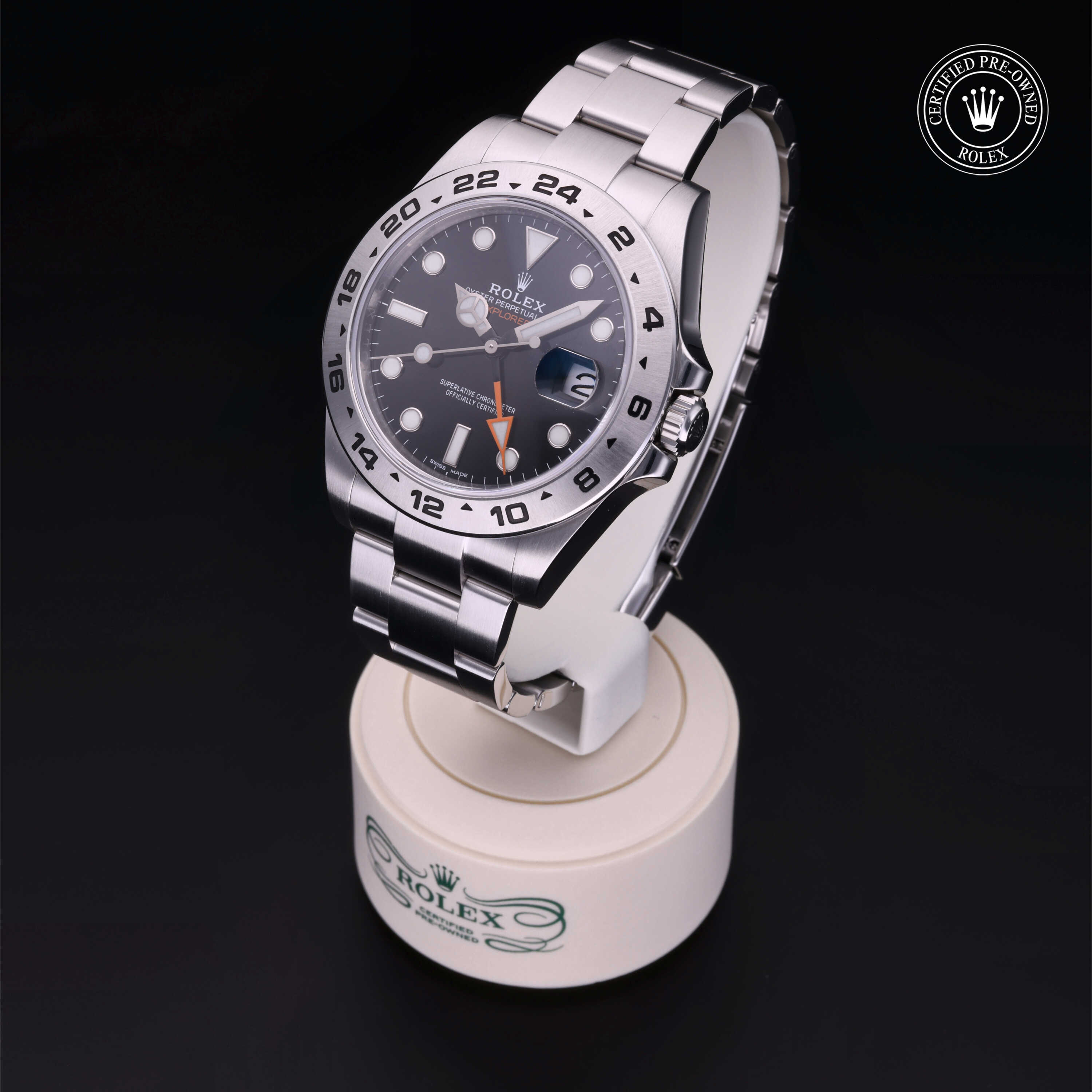Rolex Explorer II in Steel M216570-0002 at Kirk Jewelers