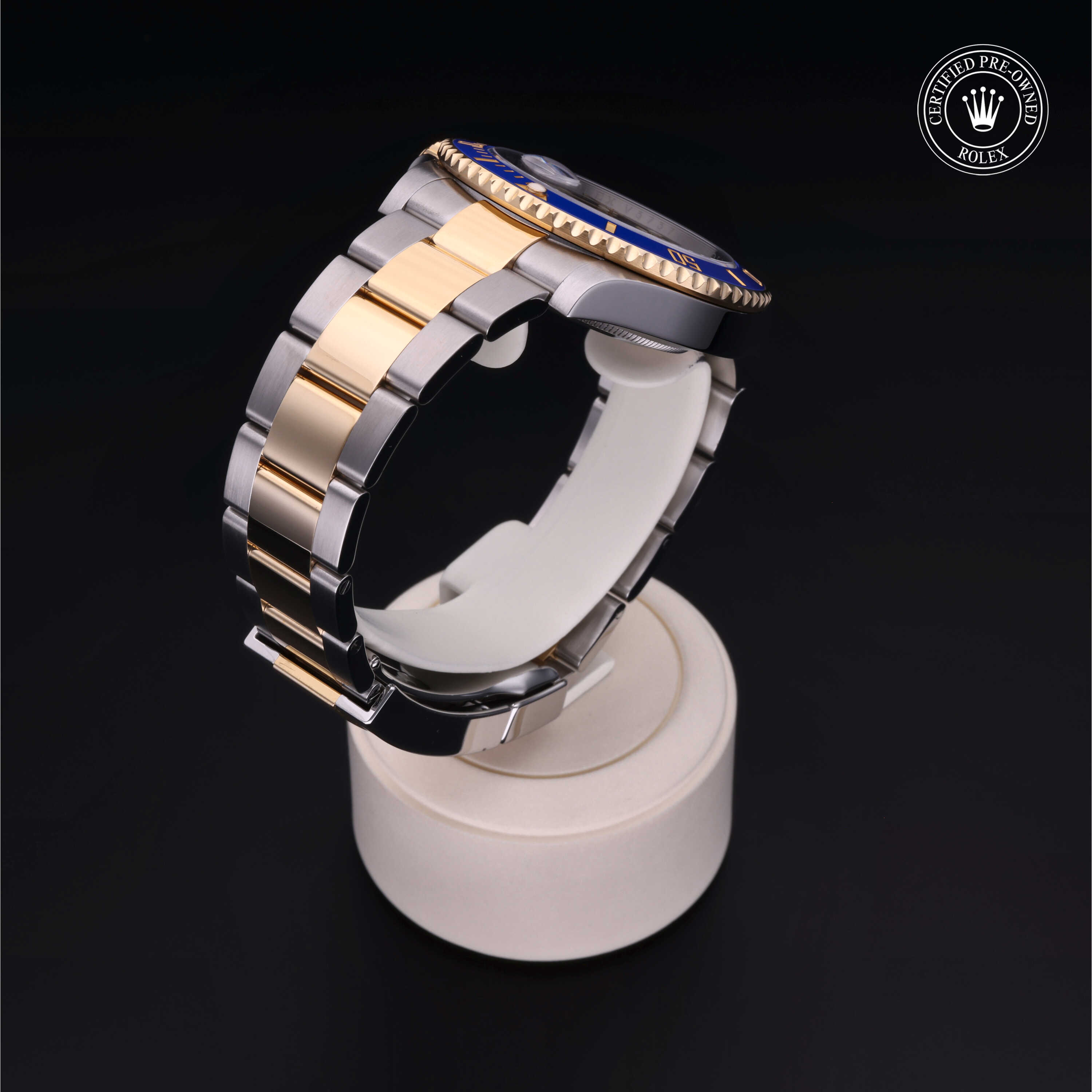Rolex Submariner in Rolesor 18 Carat Yellow M126613LB-0002 at Kirk Jewelers