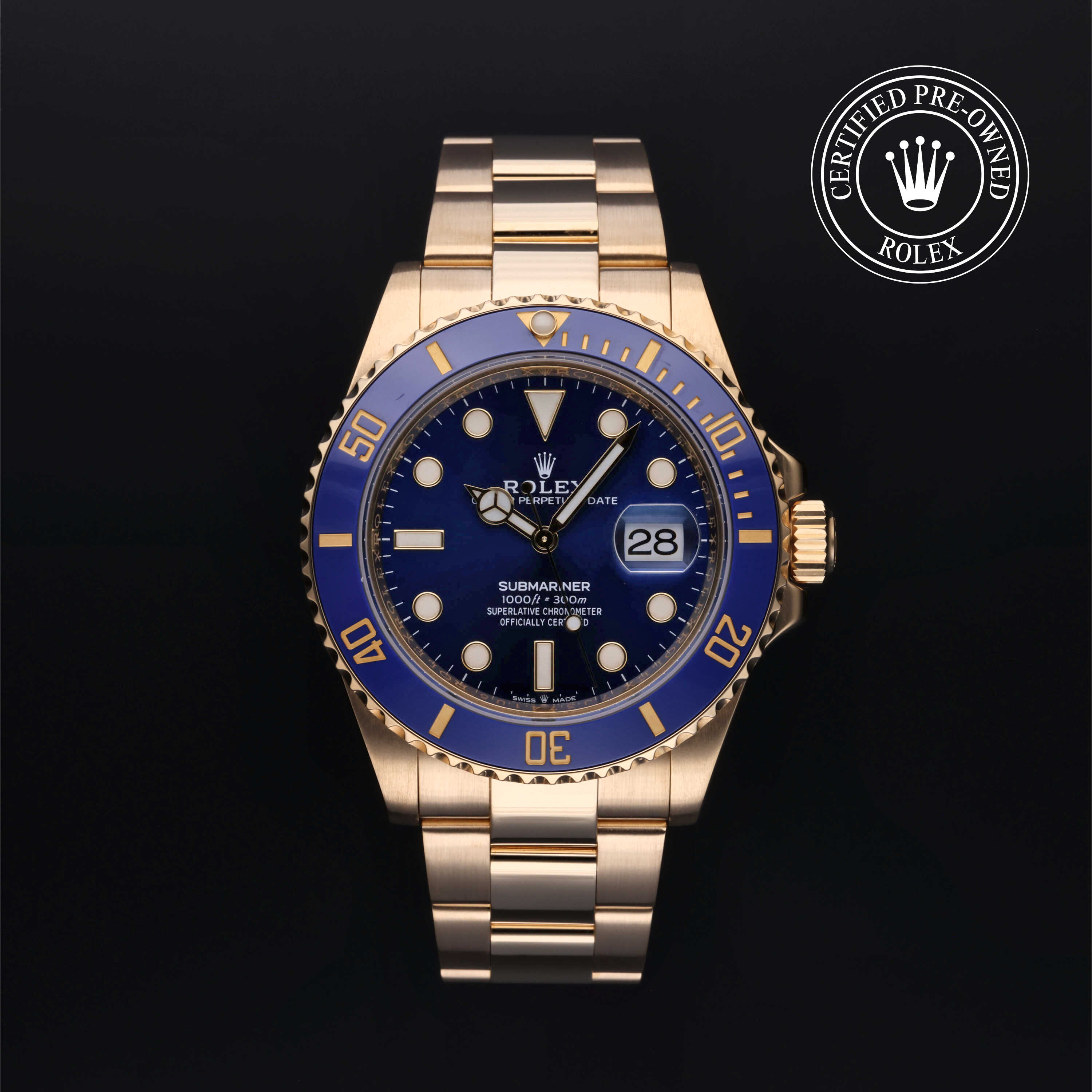 Rolex Submariner in Gold 18 Carat Yellow M126618LB-0002 at Kirk Jewelers