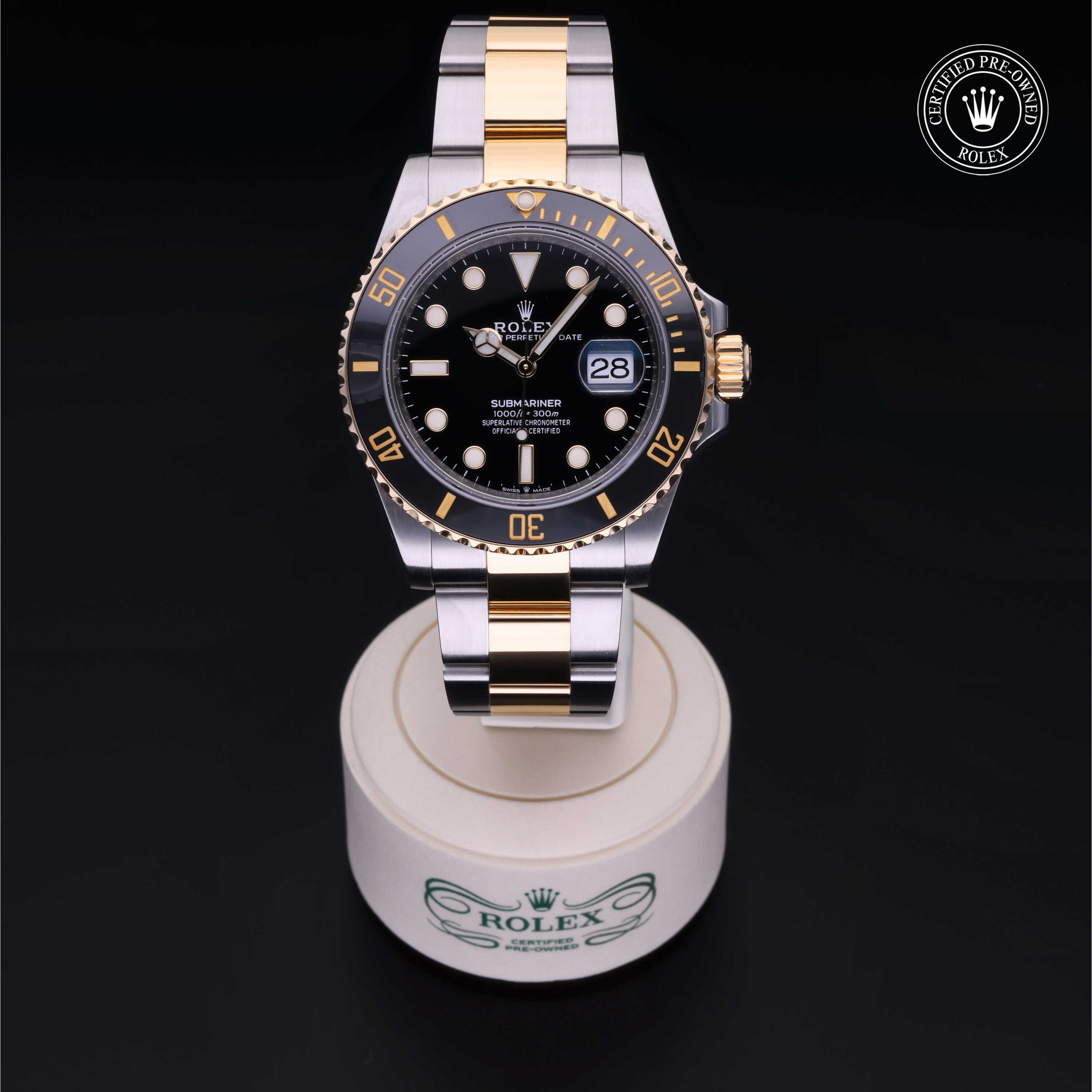 Rolex Submariner in Rolesor 18 Carat Yellow M126613LN-0002 at Kirk Jewelers
