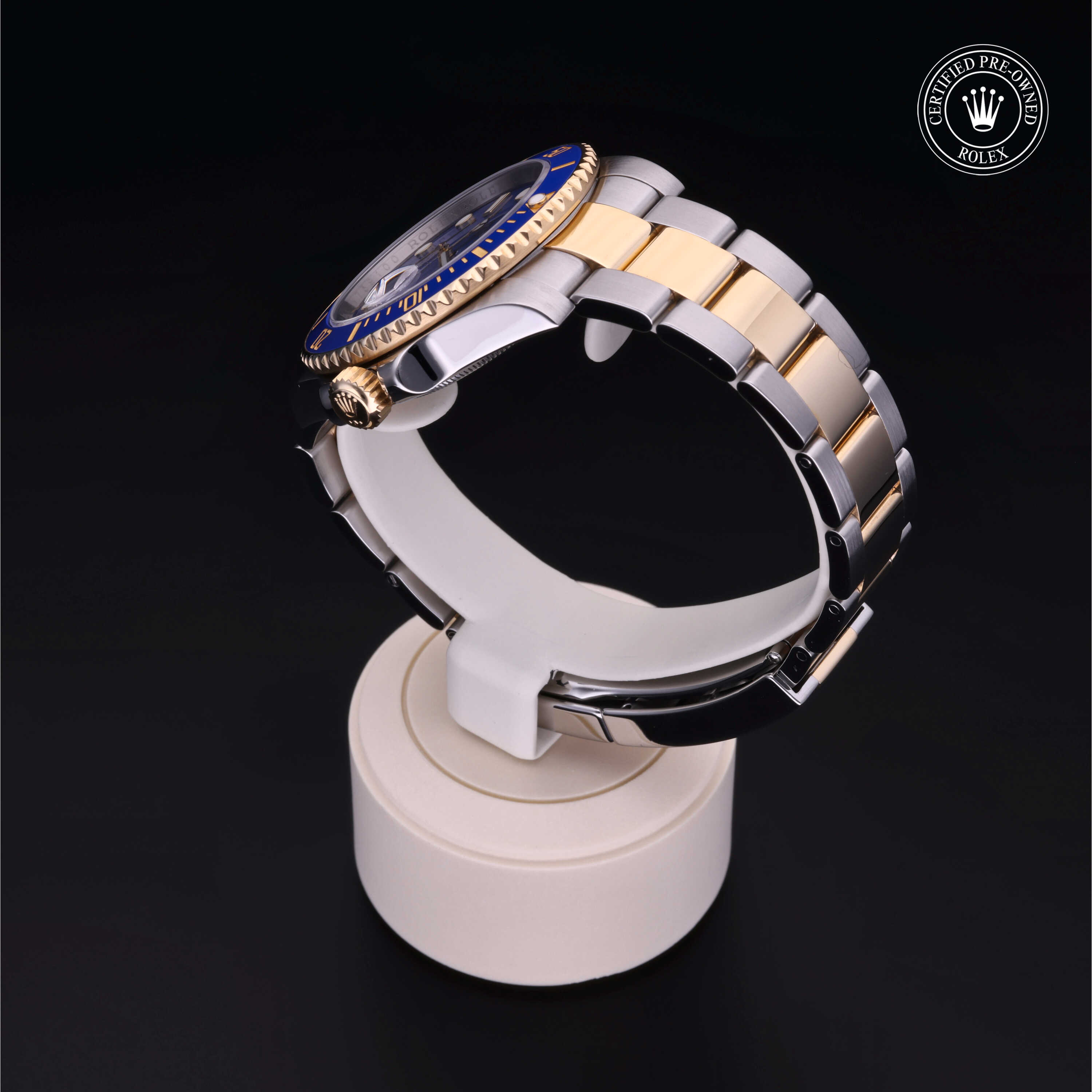 Rolex Submariner in Rolesor 18 Carat Yellow M116613LB-0001 at Kirk Jewelers