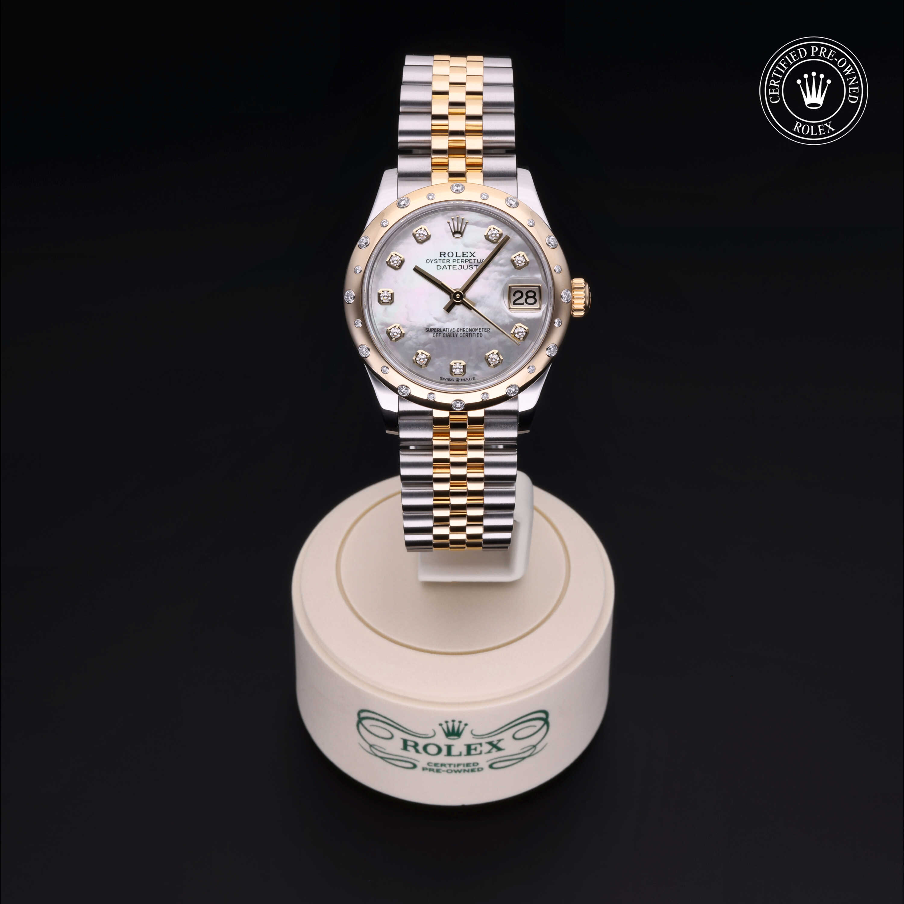 Rolex Datejust in Rolesor 18 Carat Yellow M278343RBR-0028 at Kirk Jewelers