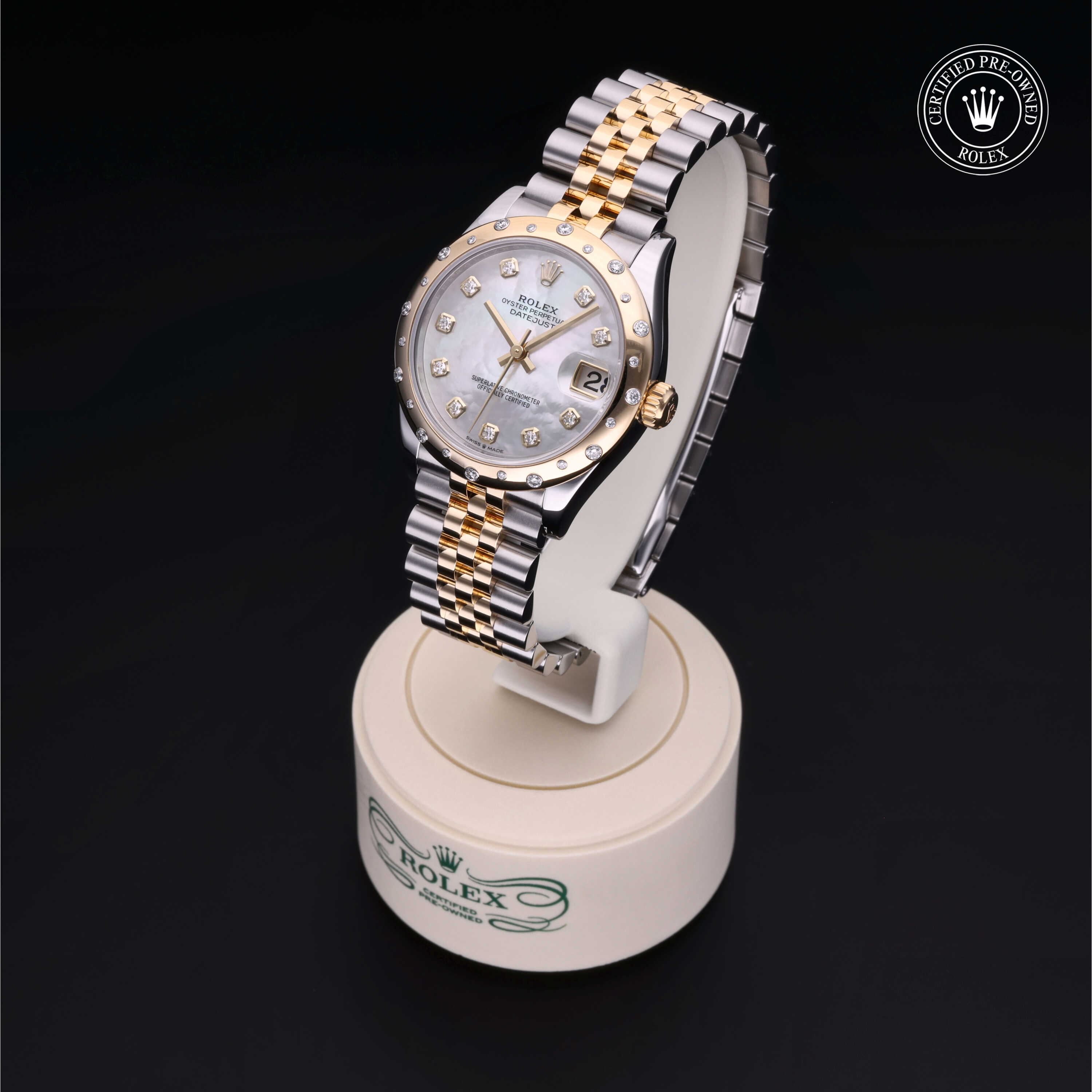 Rolex Datejust in Rolesor 18 Carat Yellow M278343RBR-0028 at Kirk Jewelers