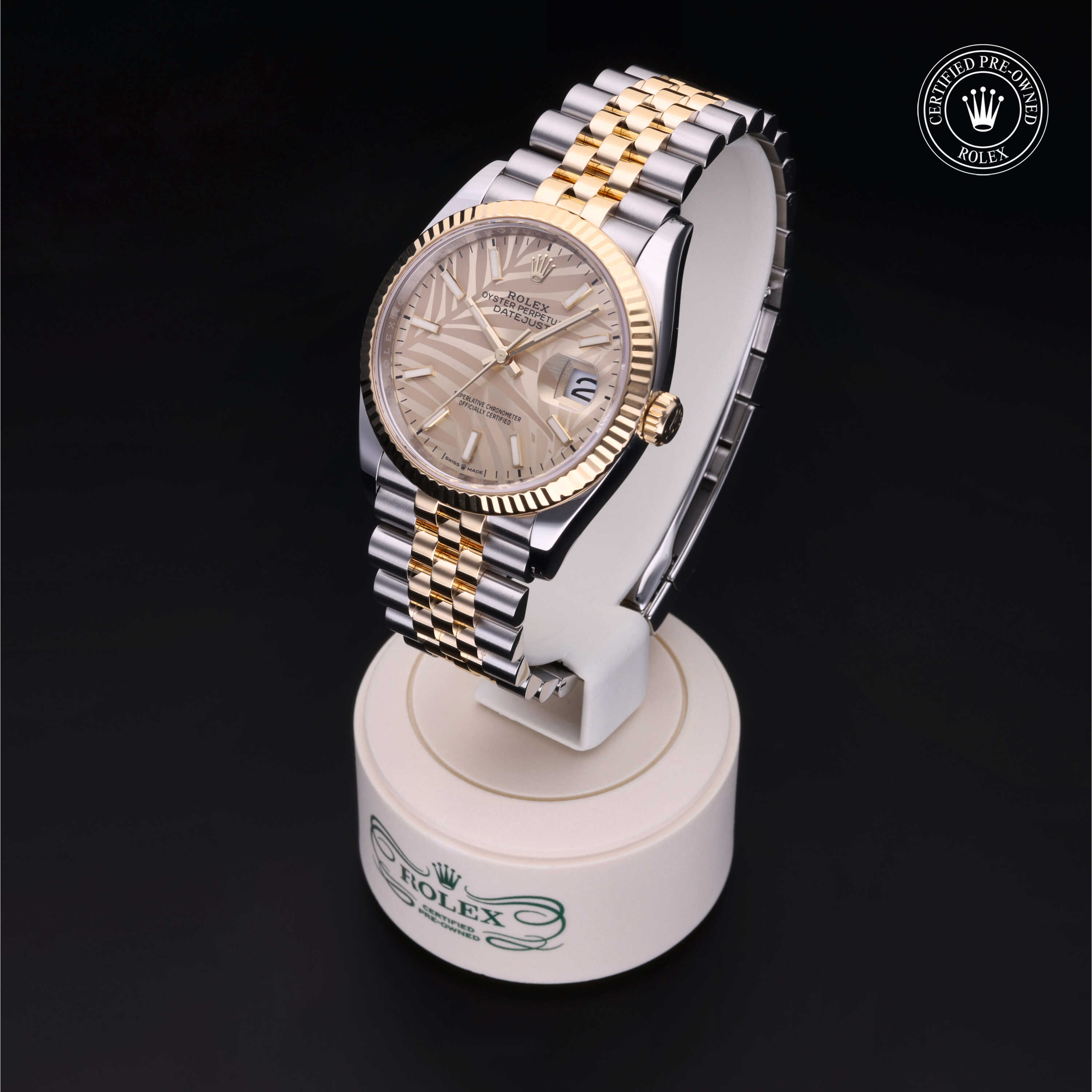 Rolex Datejust in Rolesor 18 Carat Yellow M126233-0037 at Kirk Jewelers