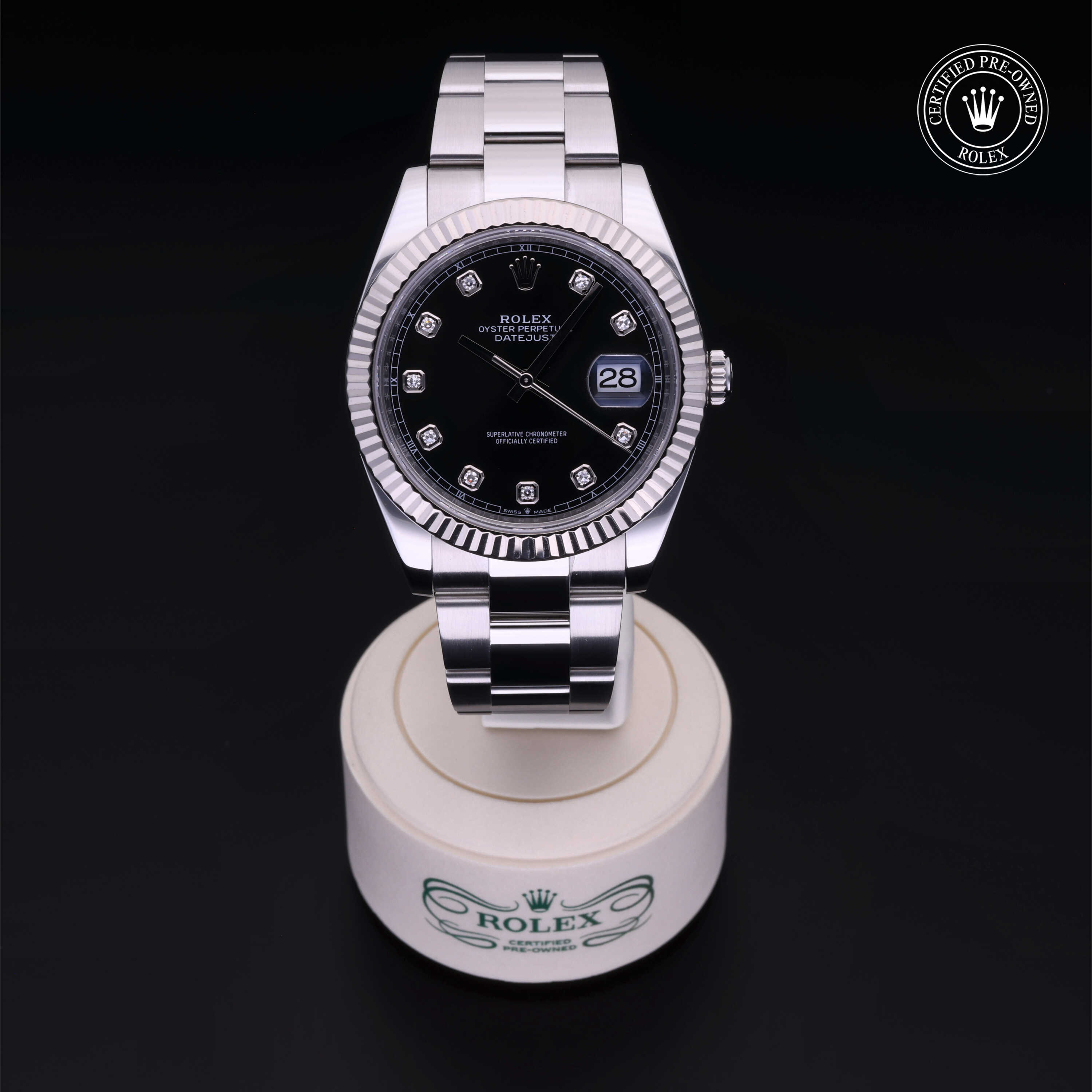 Rolex Datejust in Rolesor 18 Carat White M126334-0011 at Kirk Jewelers
